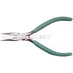 คีมปากแหลม มินิ ด้ามเขียว มีตัดลวด HL-D04-5" KEIBA