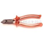 คีมปอกสาย ด้ามหนา ชุบ N-216-6" KEIBA