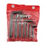ชุดกุญแจแอลสั้น ขนาด 1/16-3/8 ยี่ห้อ EIGHT