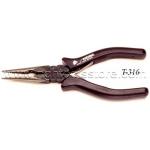 คีมปากแหลม ด้ามดำ T-316-6" KEIBA