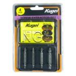 ชุดเครื่องมือถอดน็อตเสีย 4 ตัวชุด แบบ 2 หัว KUGEL