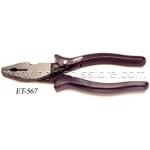 คีมปากจิ้งจก ด้ามดำ ET-507-7" PO KEIBA