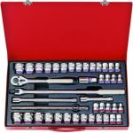 ชุดลูกบ๊อก รู1/2 2ระบบ 42ตัวชุด รุ่น 4542CR KINGTONY