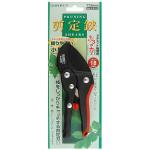 กรรไกรตัดกิ่งไม้ ทดกำลัง ด้ามไนล่อนดำ/แดง S-6165 SUNKEY