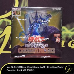 Yugioh [CR02-01BOX-AE] Yu-Gi-Oh's Booster Pack「Creation Pack 02」:Asia English แบบ 1 กล่อง (มีซอง+1)