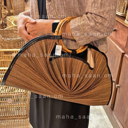 กระเป๋าตาลโตนด คล้องแขน ทรงพัด 💝