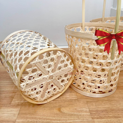 ชะลอม ชะลอมทำบุญ ชะลอมหูหิ้ว ชะลอมไม้ไผ่ 💘