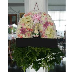 พวงหรีดไม้กระดาน WW0007