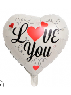 ลูกโป่งฟอยล์ love