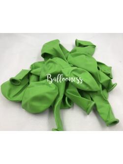 ลูกโป่ง 12 นิ้วสีเขียวธรรมดา (1แพคต่อ 100 ลูก)