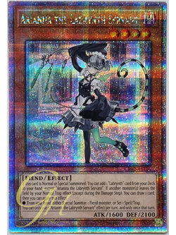 Yugioh [CR02-AE116] Arianna the Labrynth Servant (Quarter Century Secret Rare)