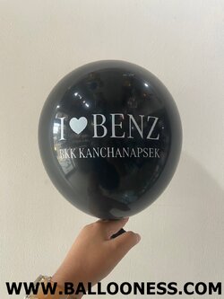 รับสกรีนลูกโป่ง ชัด95percent 1 ด้าน