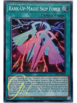 Yugioh [CR03-AE059] Rank-Up-Magic Skip Force (Super Rare)