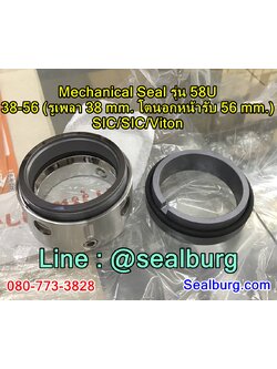 Mechanical Seal แมคคานิคอล ซีล : รุ่น58U : 38-56 SIC-SIC-Viton