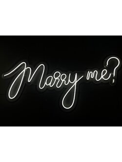 ป้ายไฟ Marry me? / เช่าป้ายไฟขอแต่งงาน / Led Light Marry Me?