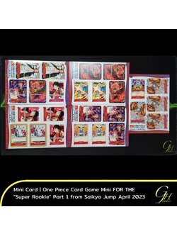 One Piece Card Game [MiniCard-Part 1] One Piece Card Game Mini FOR THE "Super Rookie" from Saikyo Jump April 2023