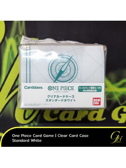 One Piece Card Game [CardCase001-03] One Piece Clear Card Case - Standard White