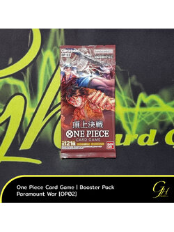 One Piece Card Game [OP02-PCK] One Piece Booster Pack: PARAMOUNT WAR (Sealed Pack) แบบ 1 ซอง