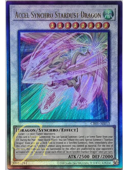 Yugioh [CR01-AE013] Accel Synchro Stardust Dragon (Ultimate Rare)