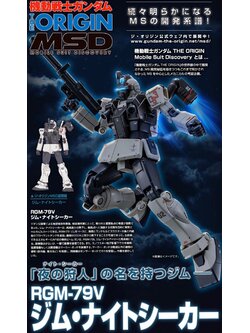 HG 1/144 Jim Night Seeker "Mobile Suit Gundam THE ORIGIN" MSD
