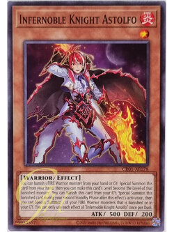 Yugioh [CR01-AE078] Infernoble Knight Astolfo (Common)