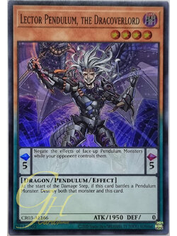 Yugioh [CR03-AE166] Lector Pendulum, the Dracoverlord (Super Rare)