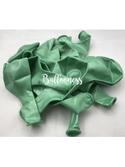 ลูกโป่ง 12 นิ้วสีเขียวมุก (1แพคต่อ 100 ลูก)