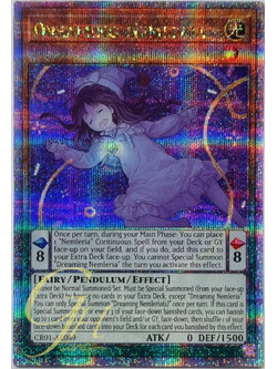 Yugioh [CR01-AE089] Dreaming Nemleria (Quarter Century Secret Rare)
