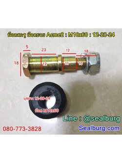 น็อตสกรู น็อตยอย ACME2 : M10x60 : 12-28-24