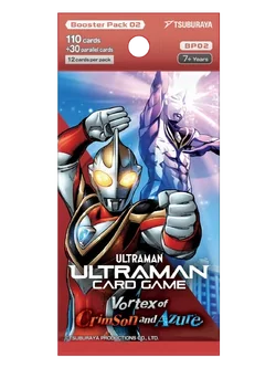 Ultraman Card Game (ULTM-BP02-02PCK-ENG) Booster Pack: Vortex of Crimson and Azure English Ver. แบบ 1 ซอง