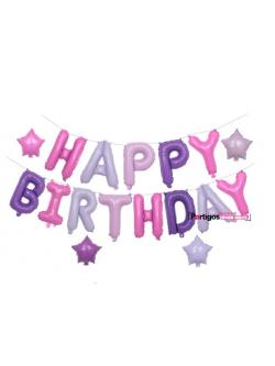 SET HAPPY BIRTHDAY สีพาสเทล