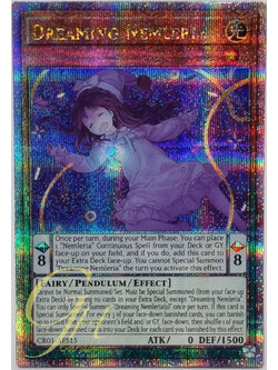 Yugioh [CR01-AES15] Dreaming Nemleria (Quarter Century Secret Rare)