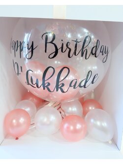 HBD Surprise Balloon Box Set / เซ็ทวันเกิดกล่องลูกโป่งเซอร์ไพรส์