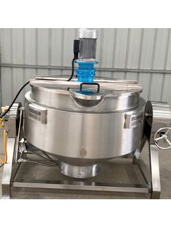 🌈หม้อกวน หม้อทำความร้อน กวนปรุงอาหารอัตโนมัติ รุ่น AS-400 Jacketed Kettle Cooking Mixer Series