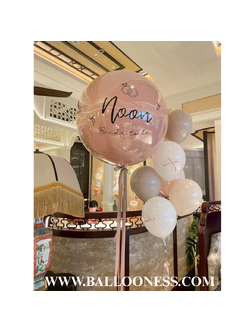 เซทลูกโป่งBride to be ขนาด 36นิ้ว 1ลูก + ช่อลูกโป่ง 7ลูก 1ช่อ