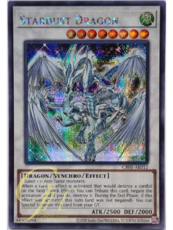 Yugioh [CR01-AE012] Stardust Dragon (Secret Rare)