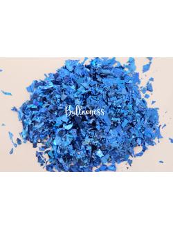 กระดาษฟอยสีน้ำเงินตัดละเอียด กระดาษโปรยติดลูกโป่ง กระดาษโปรยงานแต่งงาน (กลิตเตอร์ฺใส่ในลูกโป่ง กากเพชรลูกโป่ง) 100 กรัม