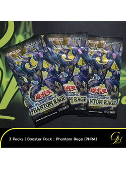 [PHRA-03Pack] Yu-Gi-Oh's Booster Pack 「Phantom Rage」 แบบ 3 ซอง