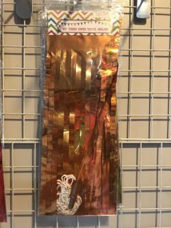 พู่กระดาษ สีส้มเงามี 5 ชิ้นต่อ 1แพ็ค