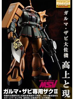 MG 1/100 MS-06FS ZAKU II (GARMA ZABI USE)