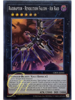 Yugioh [CR03-AE045] Raidraptor - Revolution Falcon - Air Raid (Super Rare)