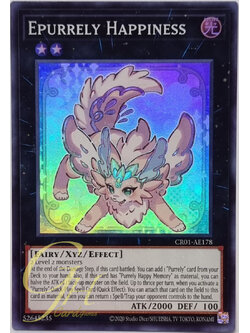 Yugioh [CR01-AE178] Epurrely Happiness (Super Rare)
