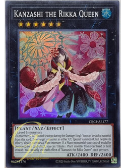 Yugioh [CR03-AE177] Kanzashi the Rikka Queen (Super Rare)