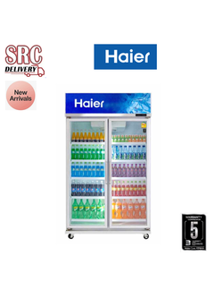 HAIER ตู้แช่เครื่องดื่ม 2 ประตู ขนาด 26.8 คิว รุ่น SC-1400PCS2-LS V5 รับประกันคอมเพรสเซอร์ 5 ปี สอบถามสินค้า พร้อมส่วนลด ทัก line @srchomelcd