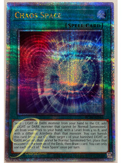 Yugioh [RC04-AE066] Chaos Space (Quarter Secret Rare)