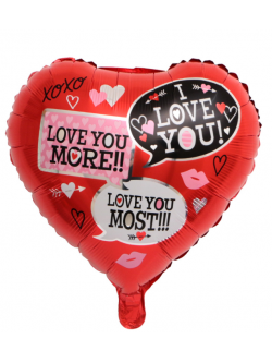 ลูกโป่งฟอยล์ love