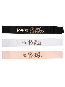 สายสะพาย Team bride สายสะพายสละโสดอุปกรณ์สละโสด ปาร์ตี้สละโสด สวยมากๆ