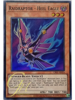 Yugioh [CR03-AE024] Raidraptor - Heel Eagle (Super Rare)