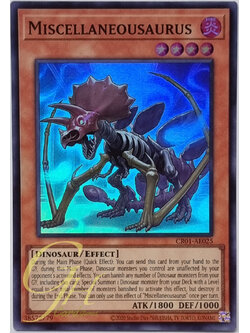 Yugioh [CR01-AE025] Miscellaneousaurus (Super Rare)