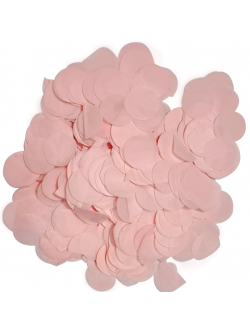Confetti กระดาษโปรยกลม กระดาษโปรยปาร์ตี้ 2.5CM สีส้มอ่อน 100 กรัม